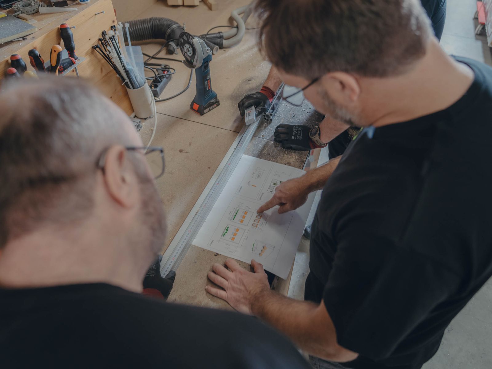 Planung am Standentwurf